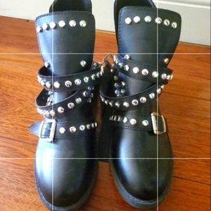 Studded boots